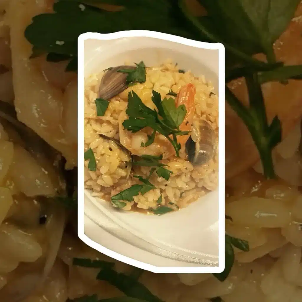 Meeresfrüchte-Risotto im Restaurant Corallo in Zürich